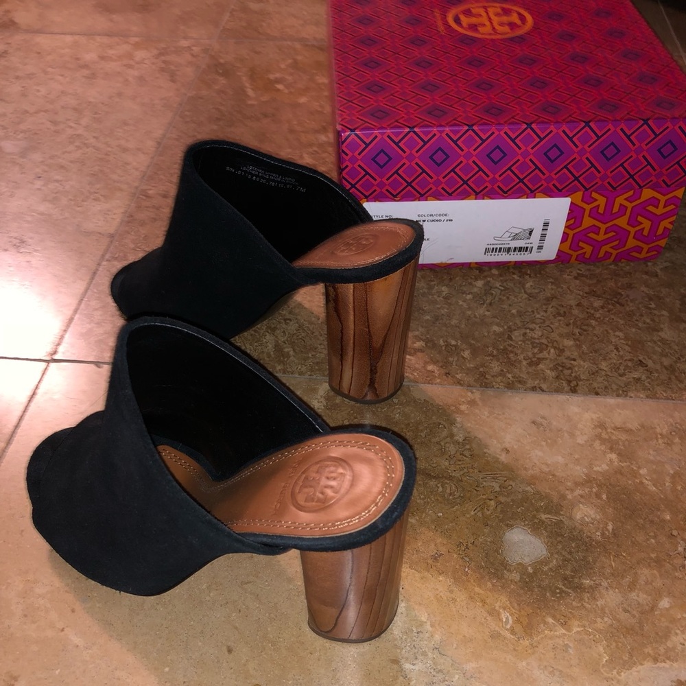 Black Tory Burch Heels Size 7